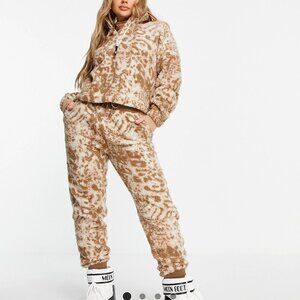 ASOS Ski Polar Fleece Mock Neck 3/4 Zip & Matching Pants